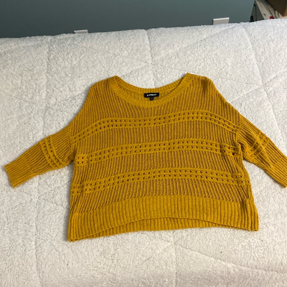 Women’s express yellow sweater size small
